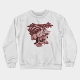 Lions Dragons Wolves Oh My Crewneck Sweatshirt